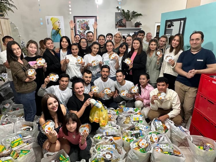 Благотворительная акция 70 коробок надежды